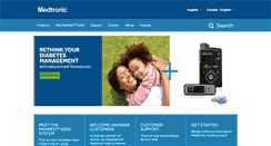 Desktop Screenshot of medtronicdiabetes.ca